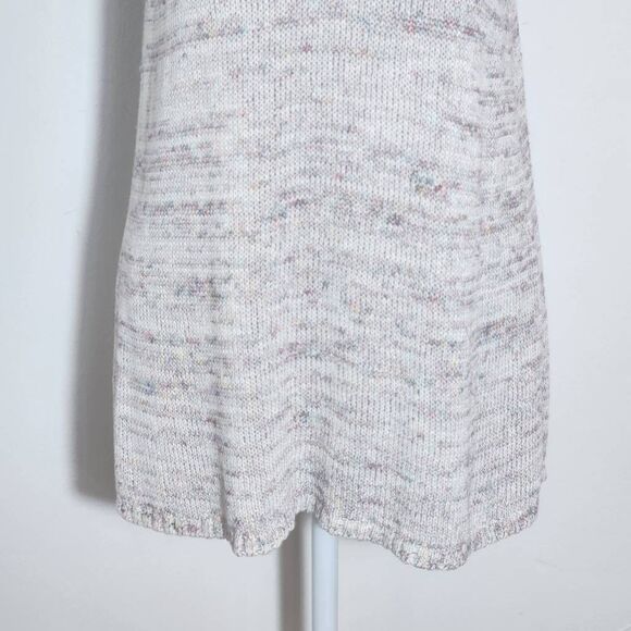 J. Jill Gray and Pink Knit Sweater Tank Top Size Small Petite Gray Sweater Tank - Picture 4 of 9